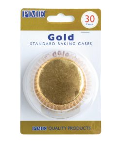 PME Cupcake Baking Cases Gold (Pack of 30) (GE848)