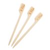 Biodegradable Bamboo Steak Markers Medium Well (Pack of 100) (GE898)