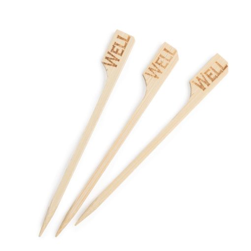 Biodegradable Bamboo Steak Markers Well (Pack of 100) (GE899)