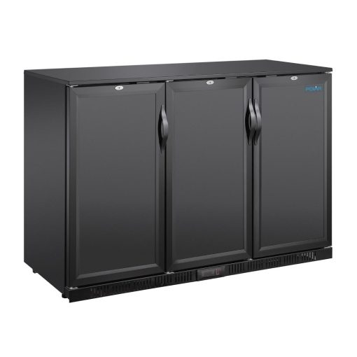 Polar G-series 850mm Triple Door Back Bar Cooler Solid Door 320 Ltr (GE999)