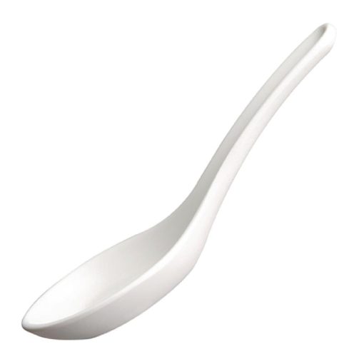 APS Hong Kong Oriental Melamine Spoon White (GF067)