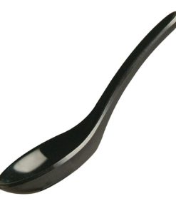 APS Hong Kong Oriental Melamine Spoon Black (GF068)