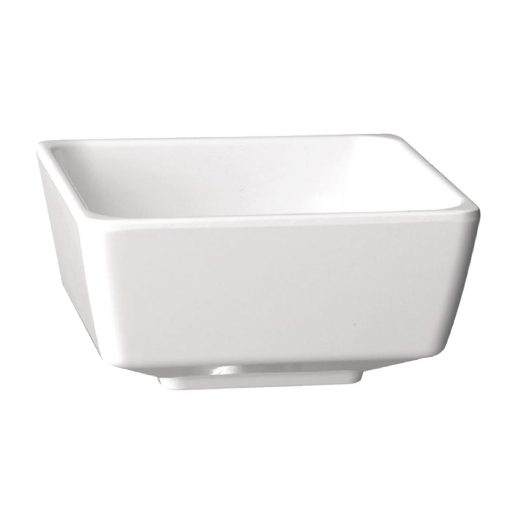 APS Float Square Dipping Bowl White 2in (GF090)