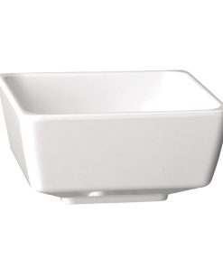 APS Float White Square Bowl 10in (GF098)
