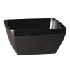 APS Pure Melamine Black Square Bowl 190mm (GF137)