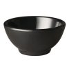APS Pure Melamine Black Round Mini Bowl 55mm (GF141)