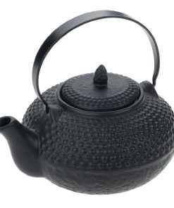 Oriental Hobnail Teapot Black 850ml (GF189)