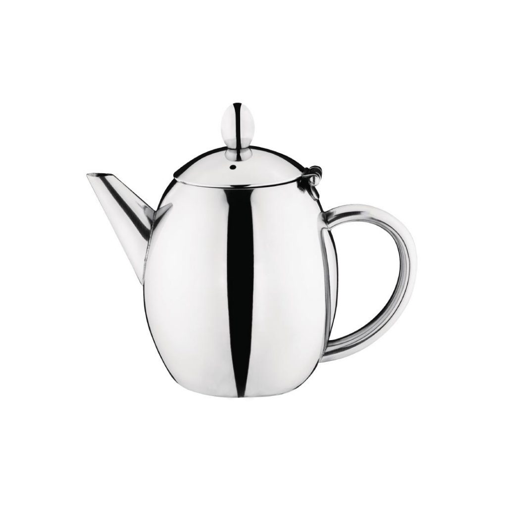 Olympia NonDrip Stainless Steel Teapot 380ml (GC949) CaterSpeed