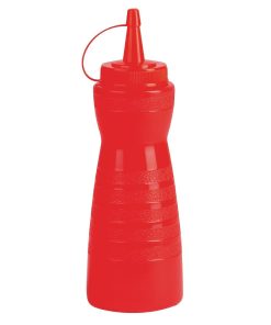 Vogue Red Lidded Sauce Bottle (GF251)
