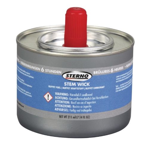 Sterno Stem Wick Liquid Chafing Fuel With Wick 6 Hour (Pack of 12) (GF438)