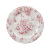 Churchill Vintage Prints Tea Plates Cranberry Toile Print 210mm (Pack of 6) (GF612)