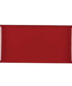 Alchemy Buffet Red Melamine Rectangular Trays 300x 145mm (Pack of 6) (GF674)