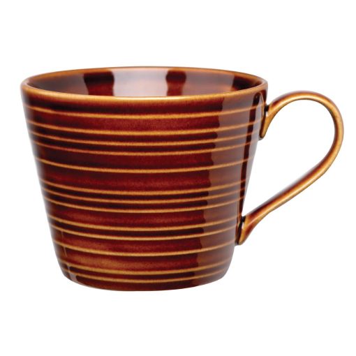 Art de Cuisine Rustics Brown Snug Mugs 341ml (Pack of 6) (GF703)