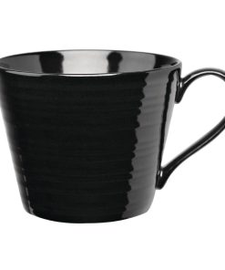 Art de Cuisine Rustics Black Snug Mugs 341ml (Pack of 6) (GF704)