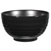 Art de Cuisine Black Glaze Ripple Bowls Small (Pack of 6) (GF709)