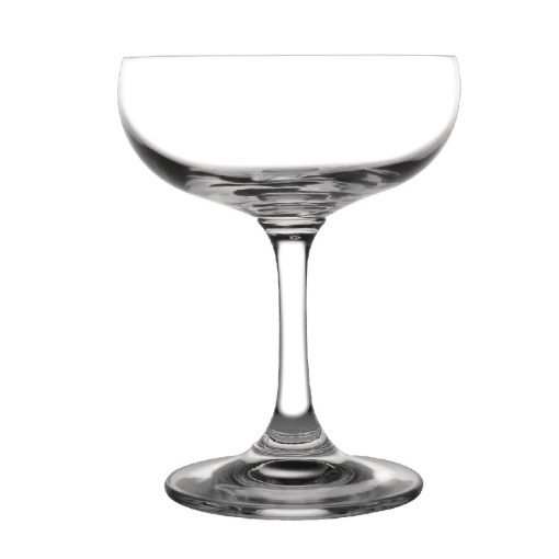 Olympia Bar Collection Crystal Champagne Saucers 200ml (Pack of 6) (GF732)