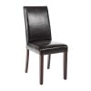 GF954 - Bolero Faux Leather Dining Chair Black (Box 2) (GF954)