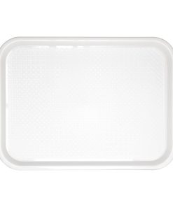 Kristallon Small Polypropylene Fast Food Tray White 345mm (GF995)