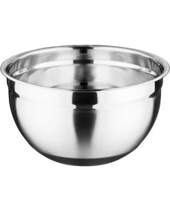 Vogue Stainless Steel Bowl with Silicone Base 3Ltr (GG021)