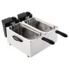 Caterlite Light Duty Twin Tank Twin Basket Electric Fryer 2x2kW (GG199)