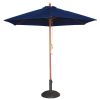 Bolero Round Parasol 3m Diameter Navy Blue (GG497)