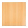 Bolero Pre-drilled Square Table Top Beech Effect 700mm (GG638)