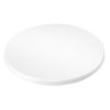 Bolero 600mm Round Pre-Drilled Table Top White (GG645)