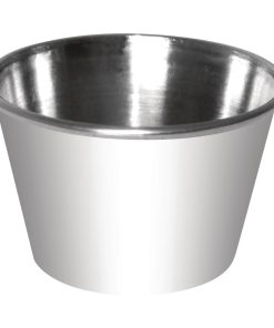 Stainless Steel 115ml Sauce Cups (Pack of 12) (GG879)