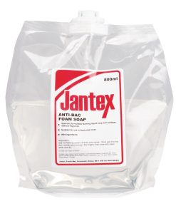 Jantex Unperfumed Antibacterial Foam Hand Soap 800ml (Pack of 6) (GG948)