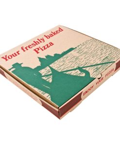Compostable Printed Pizza Boxes 14" (Pack of 50) (GG999)