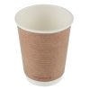 Vegware Compostable Coffee Cups Double Wall 340ml / 12oz (Pack of 500) (GH021)
