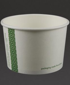 Vegware Compostable Hot Food Pots 230ml / 8oz (Pack of 1000) (GH027)