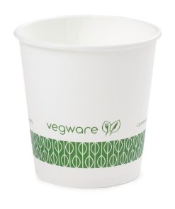 Vegware Compostable Espresso Cups Single Wall 114ml / 4oz (Pack of 1000) (GH028)
