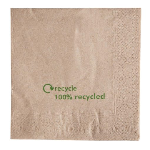 Compostable Kraft Lunch Napkins 330mm (Pack of 2000) (GH031)
