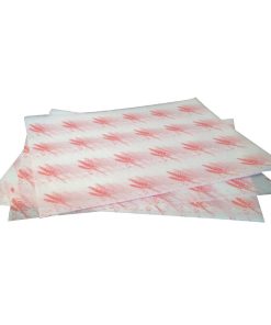 Burger Wrapping Paper Sheets Red 245 x 300mm (Pack of 1000) (GH036)