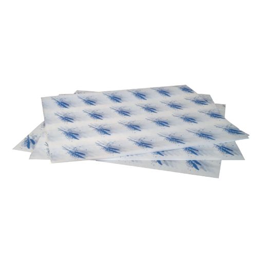 Burger Wrapping Paper Sheets Blue 245 x 300mm (Pack of 1000) (GH037)