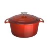Vogue Red Round Casserole Dish 3.2Ltr (GH304)