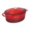 Vogue Red Oval Casserole Dish 6Ltr (GH314)