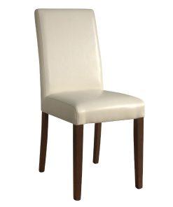 Bolero Faux Leather Dining Chairs Cream (Pack of 2) (GH444)