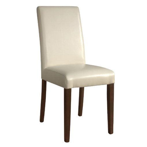 Bolero Faux Leather Dining Chairs Cream (Pack of 2) (GH444)