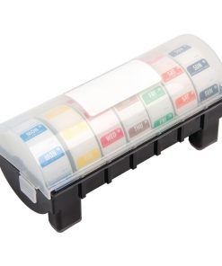 Vogue Removable Colour Coded Food Labels with 1" Dispenser (GH473)
