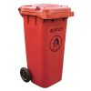 Wheelie Bin Red 120Ltr (GH870)