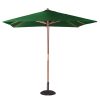 Bolero Square Double Pulley Parasol 2.5m Diameter Green (GH989)