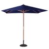 Bolero Square Double Pulley Parasol 2.5m Diameter Navy Blue (GH991)
