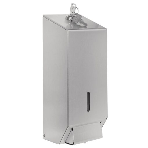 Jantex Stainless Steel Soap and Hand Sanitiser Gel Dispenser 1 Litre (GJ034)