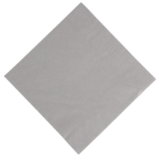 Duni Compostable Dinner Napkins Granite Grey 400mm (Pack of 1000) (GJ114)