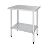 Vogue Stainless Steel Prep Table 900mm (GJ501)