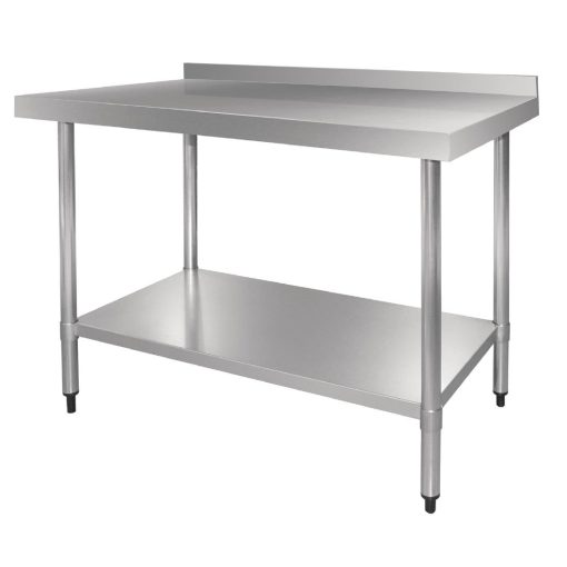 Vogue Stainless Steel Table with Upstand 600mm (GJ505)