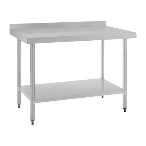 Vogue Stainless Steel Table with Upstand 1200mm (GJ507)