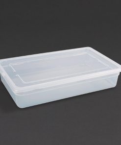 Vogue Polypropylene 1/1 Gastronorm Container with Lid 100mm (Pack of 2) (GJ511)